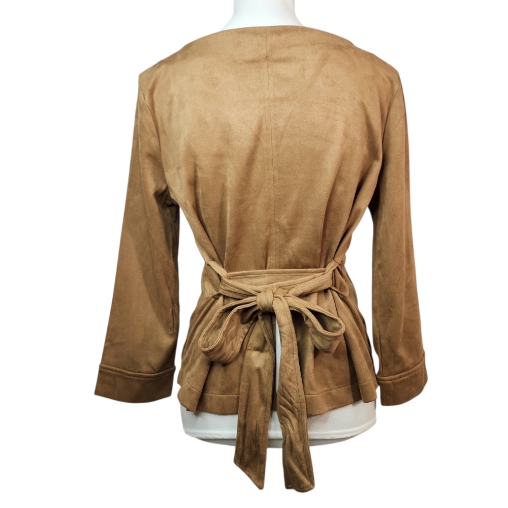 Banana Republic Faux Suede Tie-Back Top – Medium - Picture 3 of 8